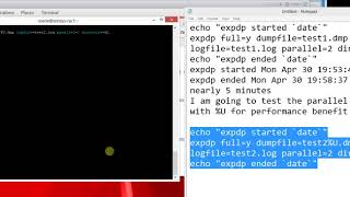 expdp parallel option