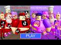 ESCAPING TIKTOK VS INSTAGRAM BOSSES' PRISON! (OBBY) Roblox Gameplay Walkthrough