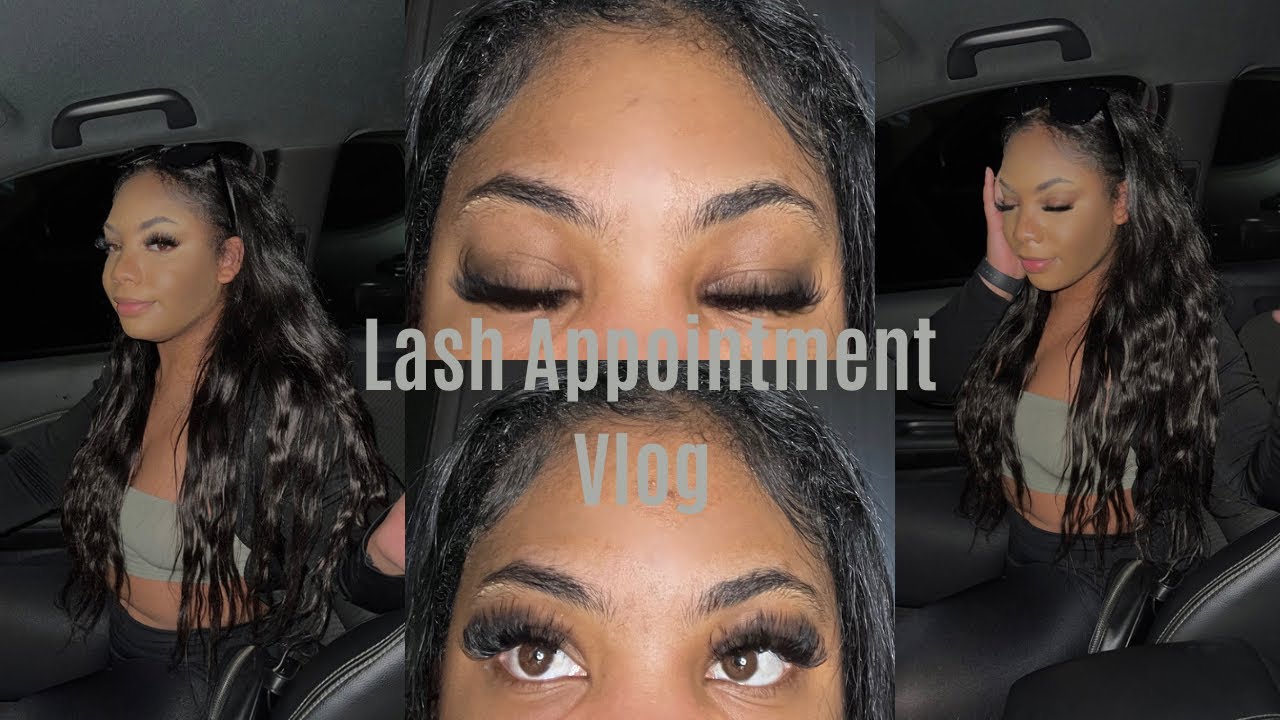 I GOT LASH EXTENSIONS || The Process, The Results, Mini Vlog. - YouTube
