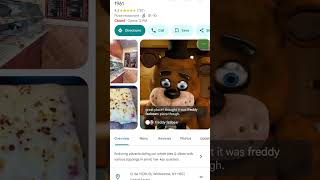 i found freddy fazbear pizzaria in Google maps 💀💀💀💀