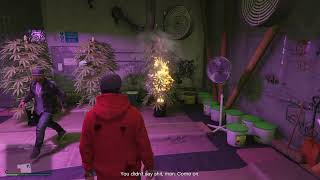 Apparently If You Throw Snowballs On A Weed Its Gonna Catch On Fire. Congrats Rockstar