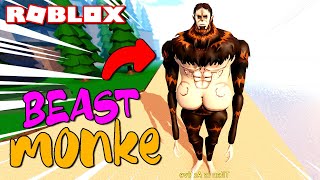 CONSIGO LA TRANSFORMACION DEL BOSS MONO en ANIME FIGHTING SIMULATOR de ROBLOX