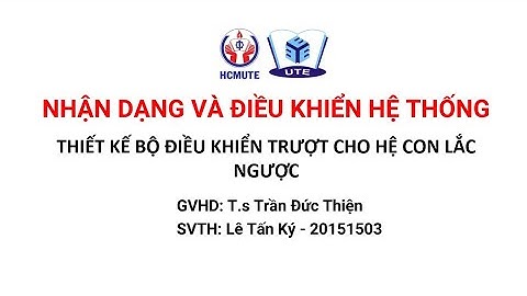 Mô phỏng bộ điều khiển trượt bằng Matlab Simulink