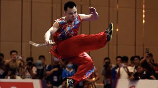 SEA Games 32: Chàng trai dân tộc Tày Nông Văn Hữu xuất sắc giành HCV nam đao - nam côn Wushu