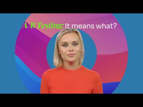 What is the definition of A B testing