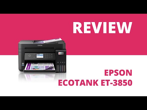 Epson EcoTank ET-3850 A4 Colour Multifunction Inkjet Printer 