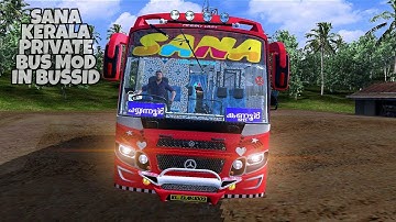 Sana Kerala Private Bus Mod In Bus Simulator Indonesia - Bussid Bus Mod - Bussid Car Mod - Bussid