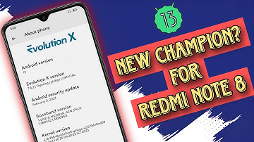 Evolution X ROM for Redmi Note 8 - Android 13 - Detailed Review