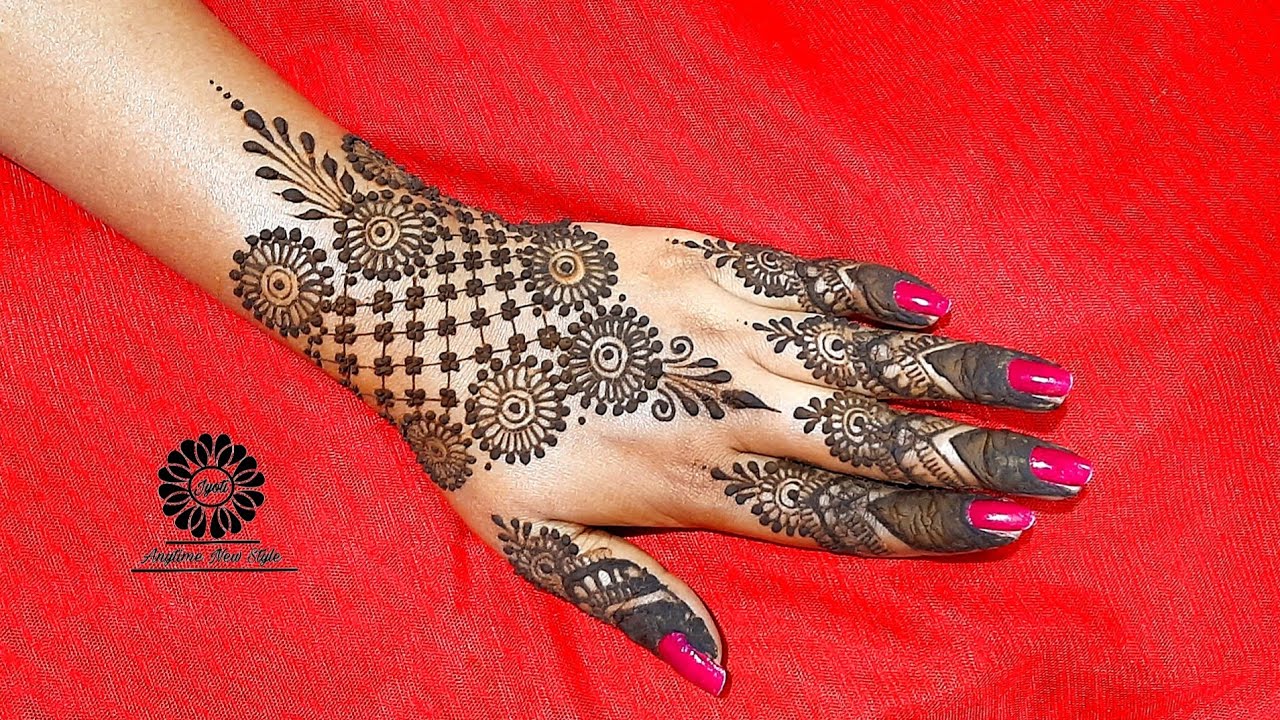 Simple Backhand Mehndi Design | mehandi design |bridal mehndi ...