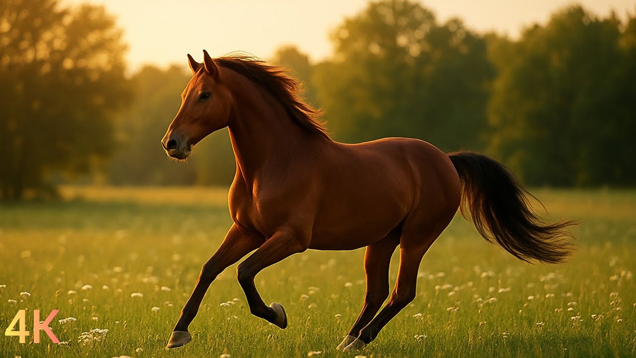 🐎 30 Min Peaceful Horses • Relaxing Music, Stress Relief, Calm Nature Sounds 🌿