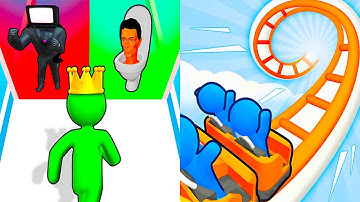 Giant Rush! vs Runner Coaster 💥⚡ Satisfying Levels Gameplay Walkthrough Android iOS JX7B