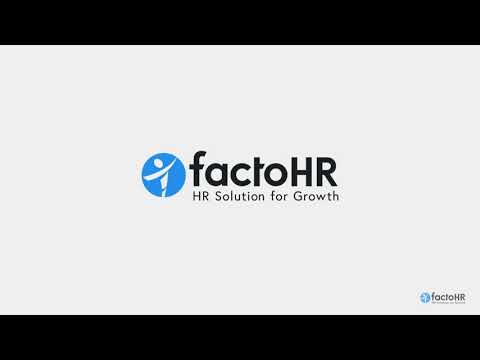 factoHR A Modern Cloud Based HCM Solution