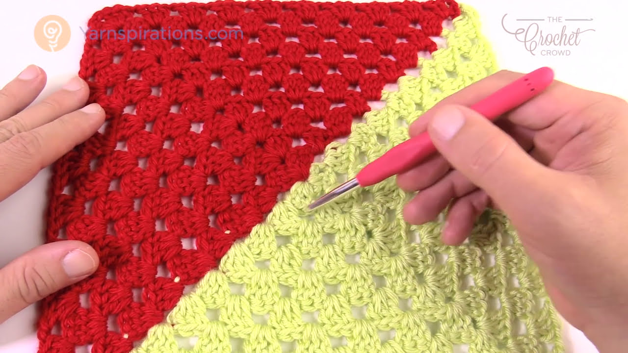 Crochet Granny Squares 2 Sides of Color | EASY | The Crochet Crowd