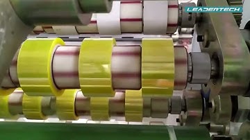 How does rewinding and slitting machine work | BOPP tape  rewinding and slitting machine