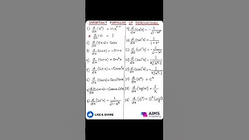 DERIVATIVES FORMULAS| Differentiation|CLASS 11|  #derivatives#inverse  #math#cbse #best #viral #2024