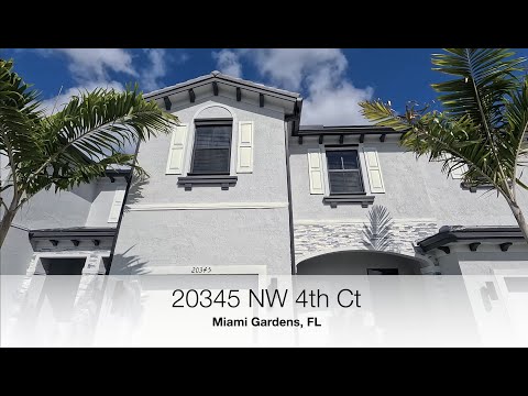 20345 NW 4th Ct, Miami Gardens, FL home video tour