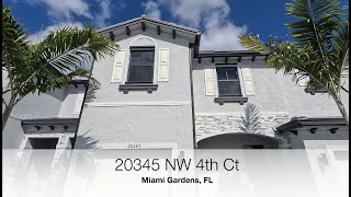 20345 NW 4th Ct Miami Gardens FL - Video Tour