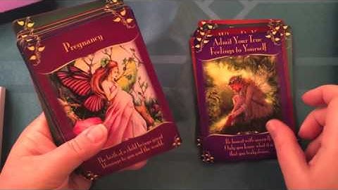 Magical Messages from the Fairies Oracle Cards Demo