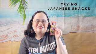 American tries Japanese snacks