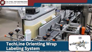 TechLine Orienting Wrap Labeling System - White Bottles