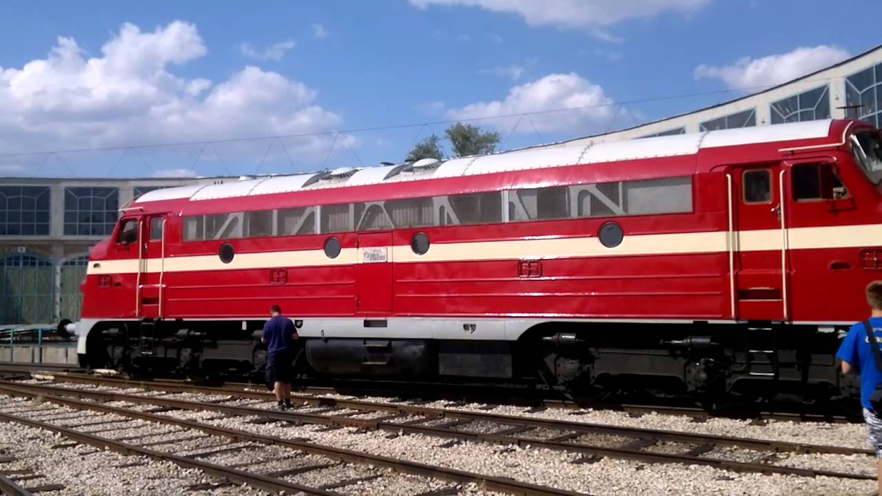 Nohab M61 001 motorjának beindítása és felpörgetése a Füstiben 2012.08.10.