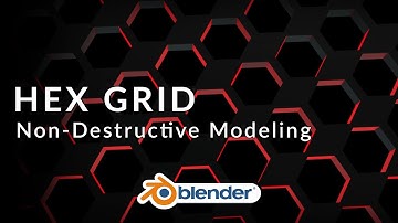 Modeling A Hexagonal Grid Panel In Blender 2.83 (Non-Destructive Modeling)