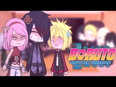 Boruto Adults react to Two Blue Vortex|Cannon Ships + BoruSara| 2/?| Boruto: Naruto Next Generations