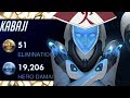 KABAJI DOMINATING AS ECHO IN COMPETITIVE?! 51ELIMS! [ OVERWATCH TOP 500 ]