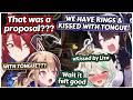 Liz UNKNOWINGLY Proposed to Nerissa &amp; Tongue-Kissed CC in Self-Defense | ENReco [Hololive EN]