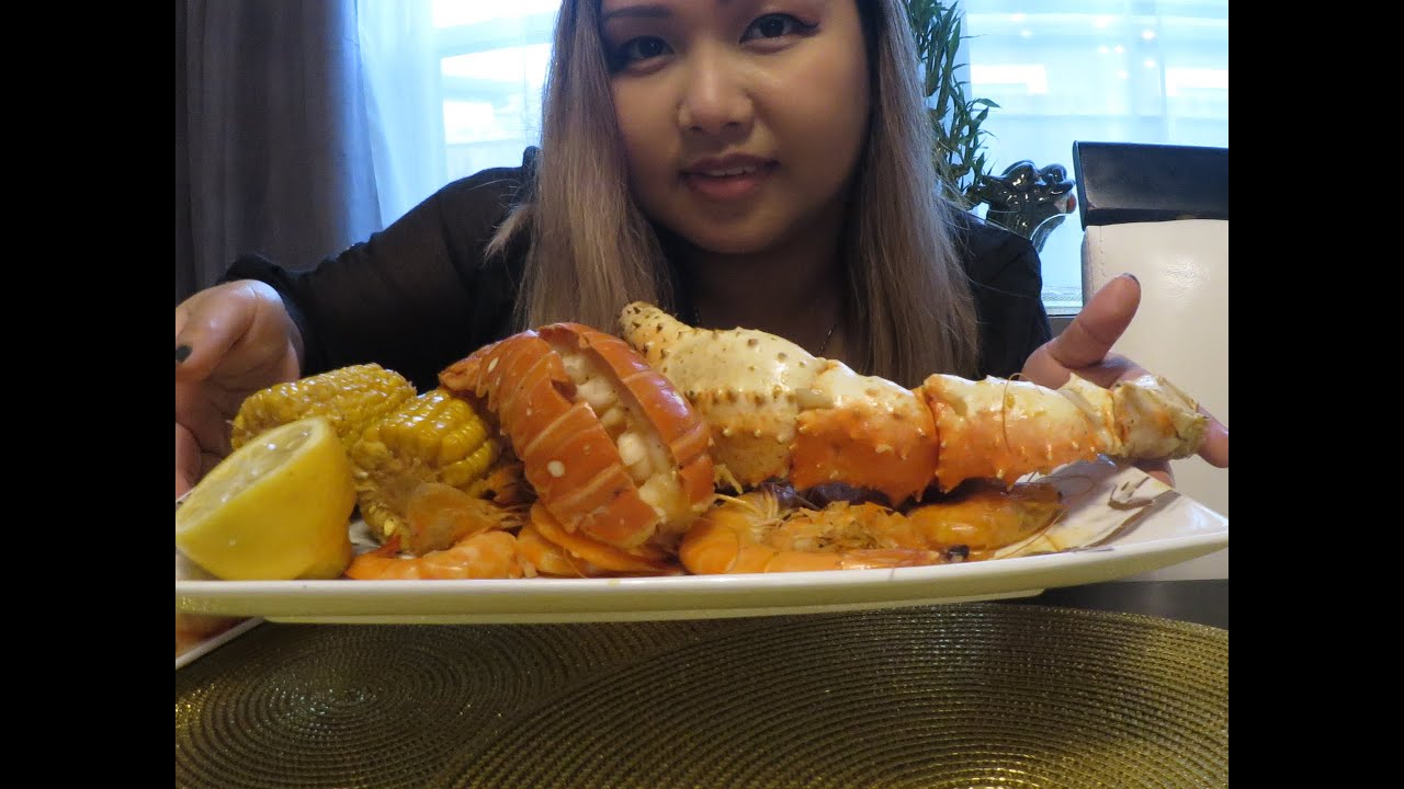 Seafood Mukbang! - YouTube