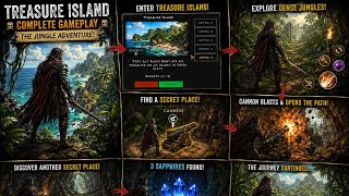 Treasure Island - Island Jungle place complete gameplay | Shadowborn mobile game | screenshot 1