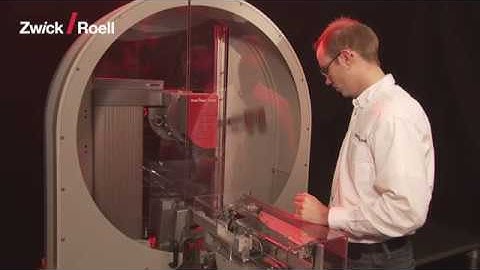 Impact test on plastic specimen (automated)