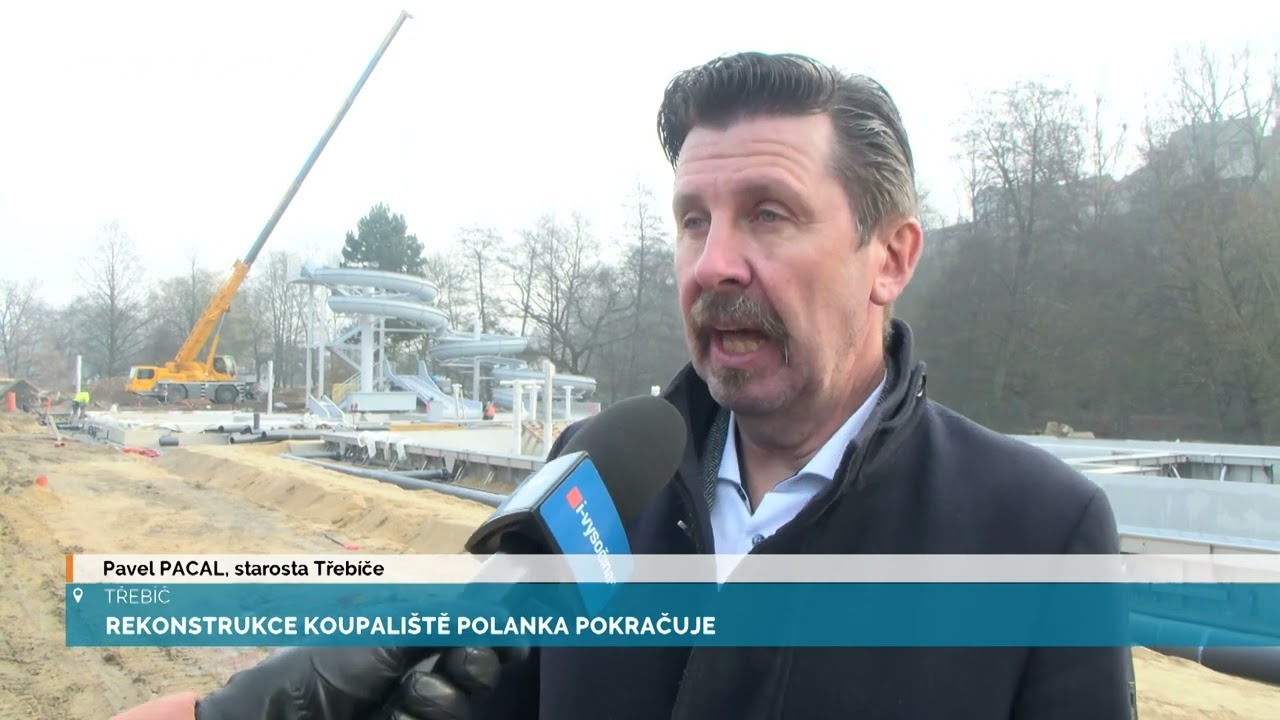 Rekonstrukce koupaliště Polanka pokračuje