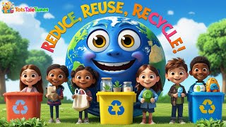 "Reduce, Reuse, Recycle ♻️ | Fun Earth Day Song for Kids | Learn How to Save Our Planet!"