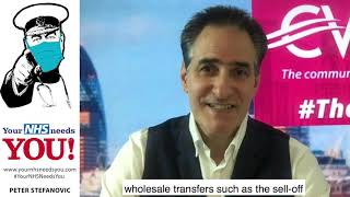 Thumbnail for Peter Stefanovic: " The UK government is embedding private interests at the very heart of our NHS."