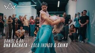 A Bachata - Lola Indigo & Saiko | Bachata Demo by Daniel & Bri in Miami | Bachata Legacy