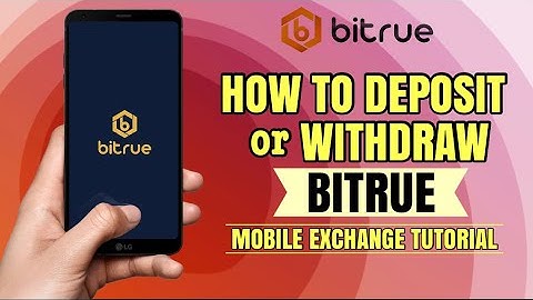 How to DEPOSIT or WITHDRAW on BITRUE Mobile Exchange | Bitcoin App Tutorial