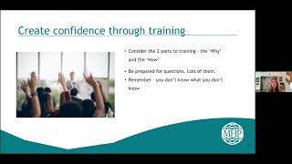 Communicating the Value of Eleos to Clinicians During Training and Implementation