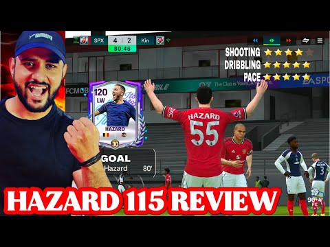 Is Eden Hazard 115 OVR META? | Gameplay Review | Festive Fixtures | FC Mobile