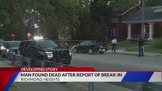 Police investigate after missing man found dead in Richmond Heights