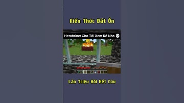 Lần Triệu Hồi Herobrine Bất Ổn Nhất Minecraft #shorts