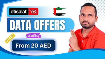 Etisalat VAE 🇦🇪 Data-abonnementen vanaf 20 AED | Eenvoudige activeringsgids 2025
