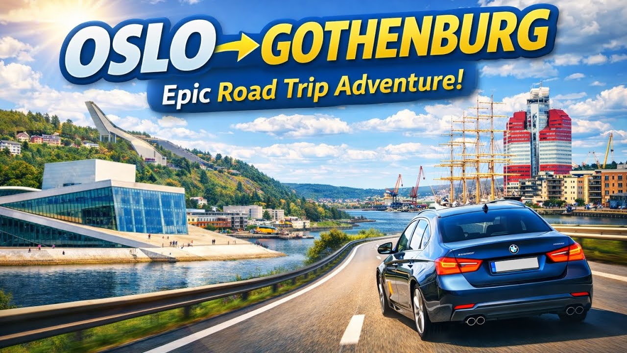 Scenic drive 4K OSLO-UDDEVALLA      NO-SE POV Ep.19