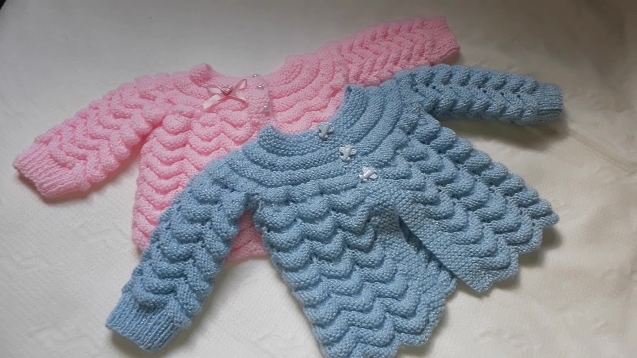 Paletó de Tricô no Ponto Fantasia Para Bebê de 0 a 6 Meses