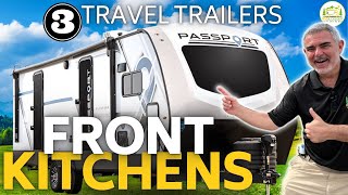 3 Awesome Travel Trailers With Front Kitchens - 2024 Models by RVBlogger 11,578 views 6 months ago 34 minutes