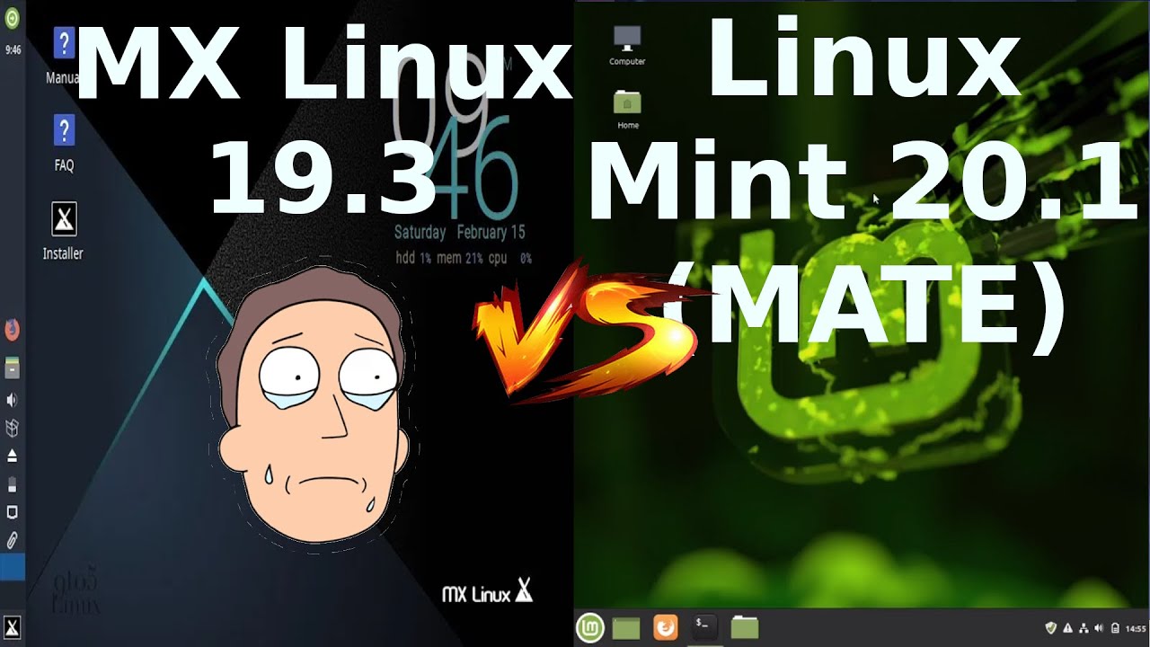 MX Linux 19.3 vs Linux Mint 20.1 - YouTube