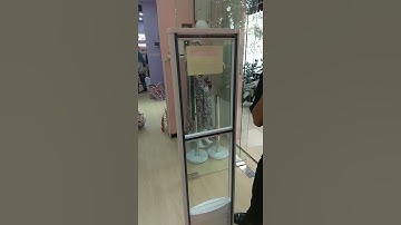 DELIWAFA STORE AT SIDOARJO with Our 2 EAS anti-theft system ES018 AM 58 KHZ