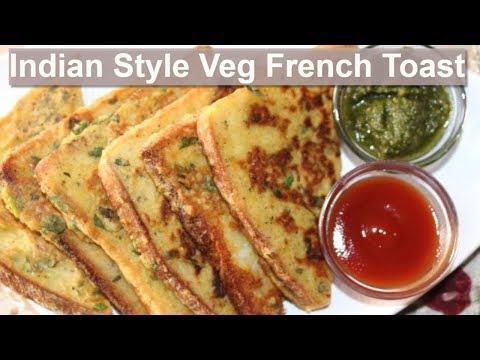 Indian Style Veg French Toast | Masala Indian toast