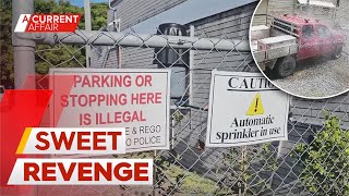 Business Owner Gives Cars A Hosing Down For Parking In His Driveway  A Current Affair