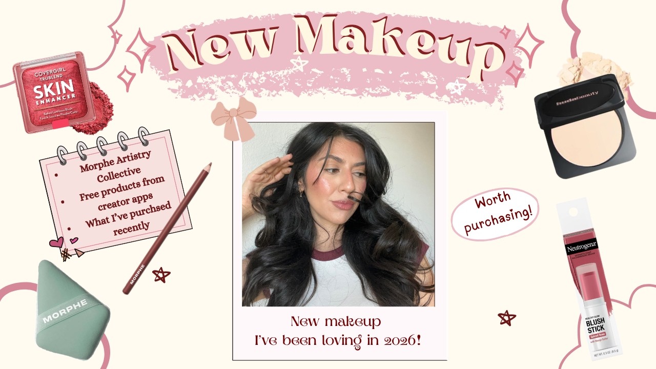New Makeup I've been loving in 2026!♡ | Products I've purchased and have received from brands!